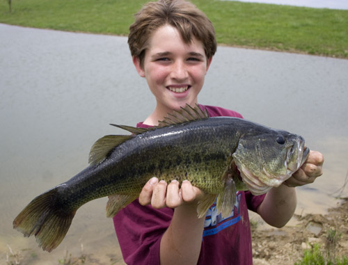 A bass and its owner