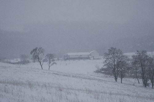 Stormy Feburary Day in Belmont County Ohio