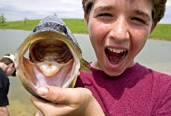 People who fish a lot start to look like a fish.It just happens.